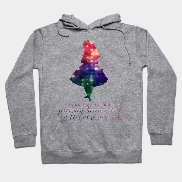 Can't go back to yesterday Hoodie by peggieprints